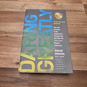 Daring Greatly by Brené Brown Paperback Self-Help Personal Development Book